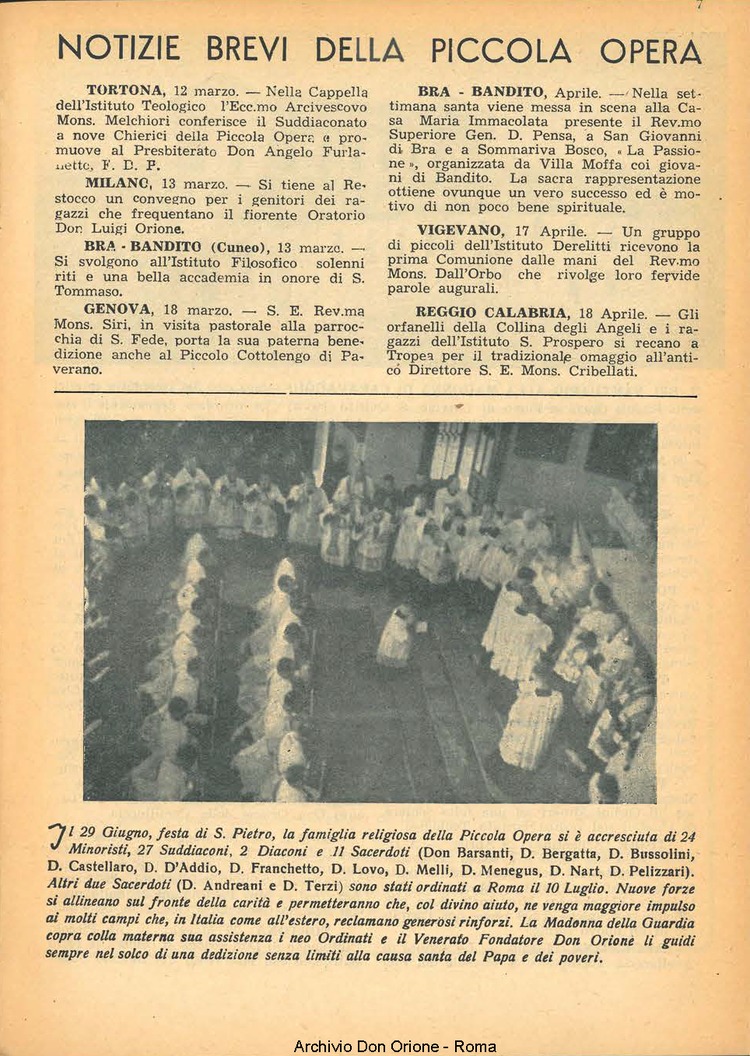 La piccola Opera della Divina Provvidenza, 44, 09, 01-09-1949, pagina 7