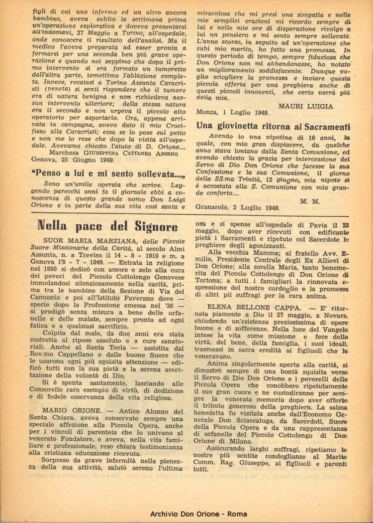 La piccola Opera della Divina Provvidenza, 44, 09, 01-09-1949, pagina 12