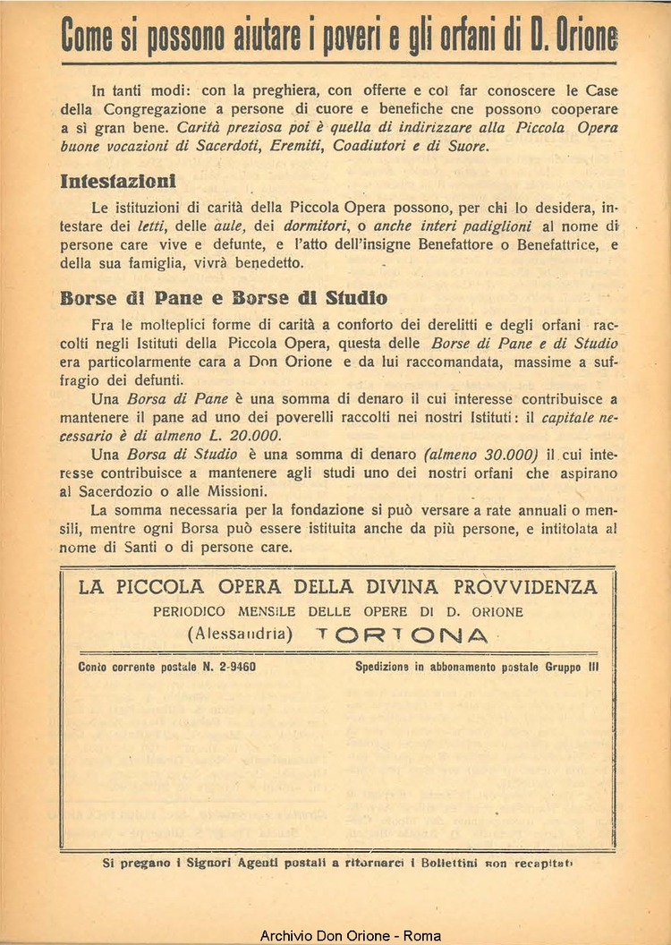 La piccola Opera della Divina Provvidenza, 44, 09, 01-09-1949, pagina 16