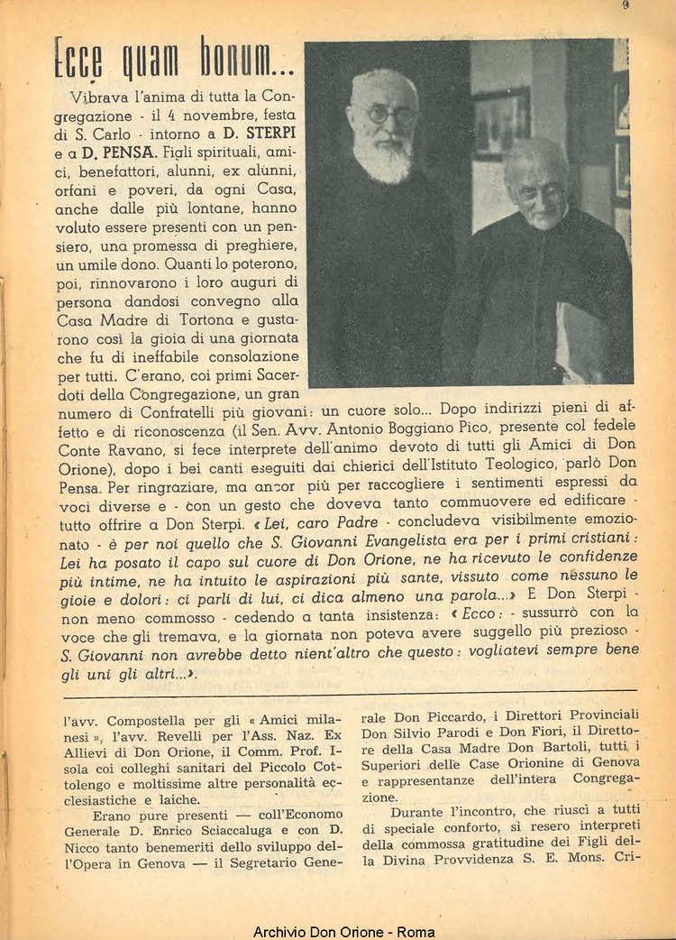 La piccola Opera della Divina Provvidenza, 44, 12, 01-12-1949, pagina 9