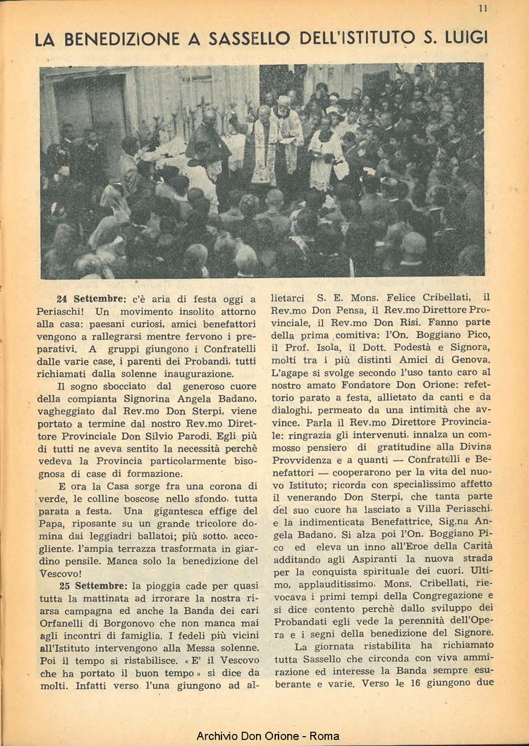 La piccola Opera della Divina Provvidenza, 44, 12, 01-12-1949, pagina 11