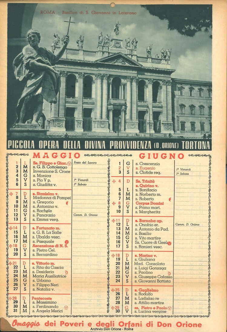 La piccola Opera della Divina Provvidenza, 44, 12, 01-12-1949 calendario, pagina 5