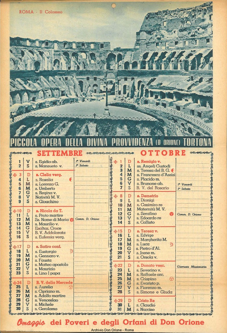 La piccola Opera della Divina Provvidenza, 44, 12, 01-12-1949 calendario, pagina 7