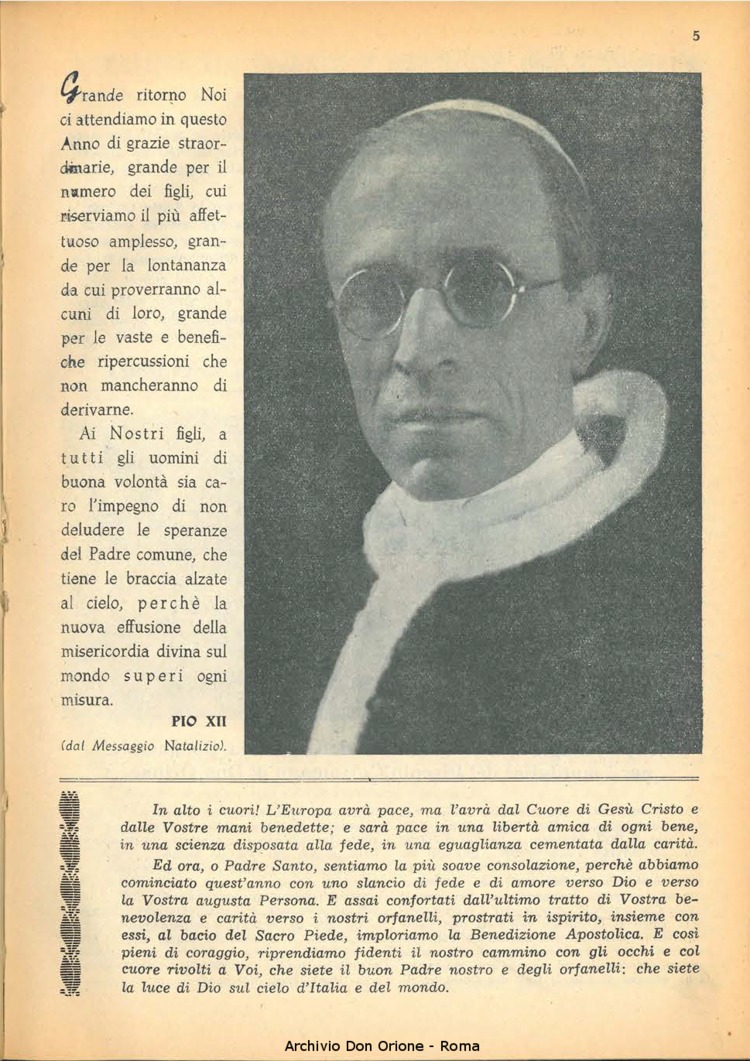La piccola Opera della Divina Provvidenza, 45, 01, 01-01-1950, pagina 5