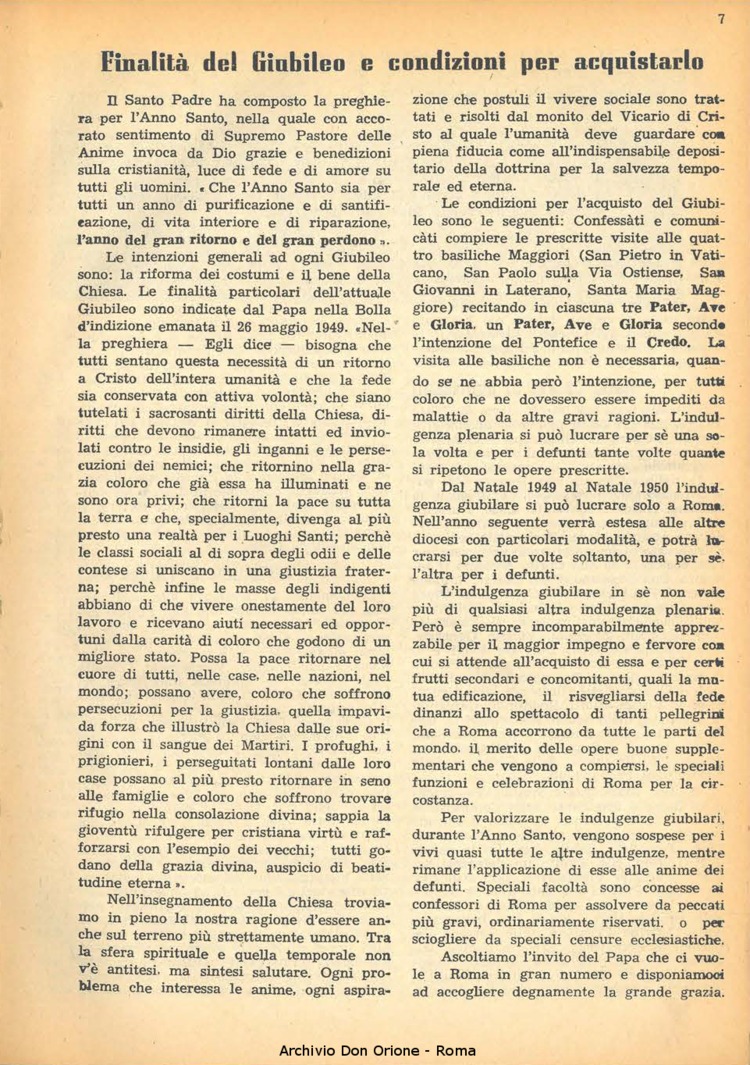 La piccola Opera della Divina Provvidenza, 45, 01, 01-01-1950, pagina 7