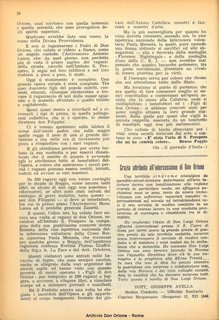 La piccola Opera della Divina Provvidenza, 45, 02, 01-02-1950, pagina 12