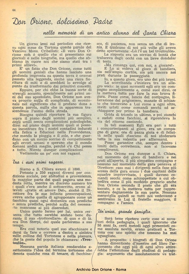 La piccola Opera della Divina Provvidenza, 45, 03, 01-03-1950, pagina 12