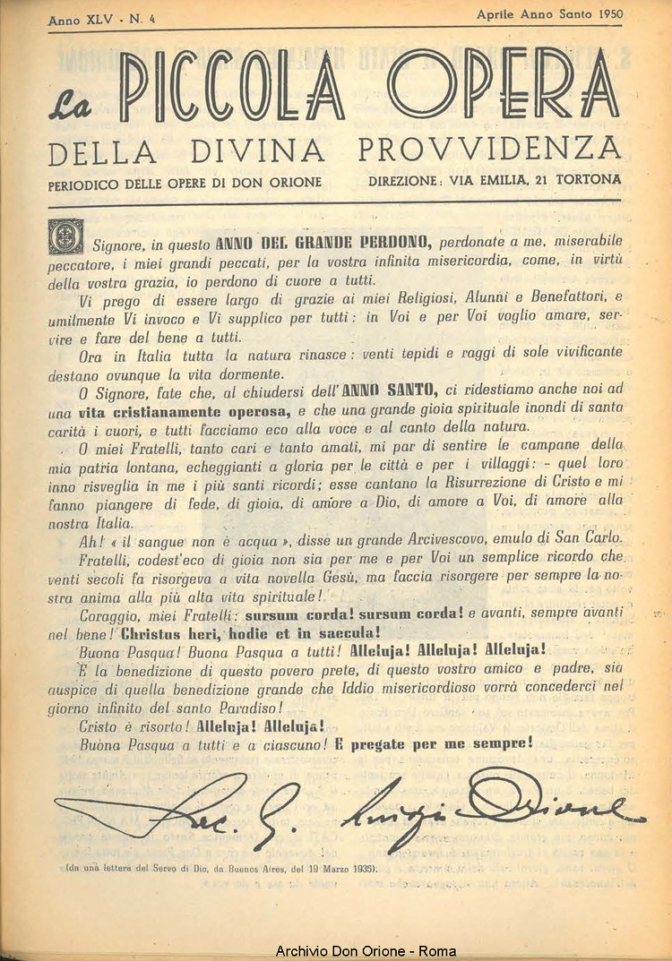 La piccola Opera della Divina Provvidenza, 45, 04, 01-04-1950, pagina 3