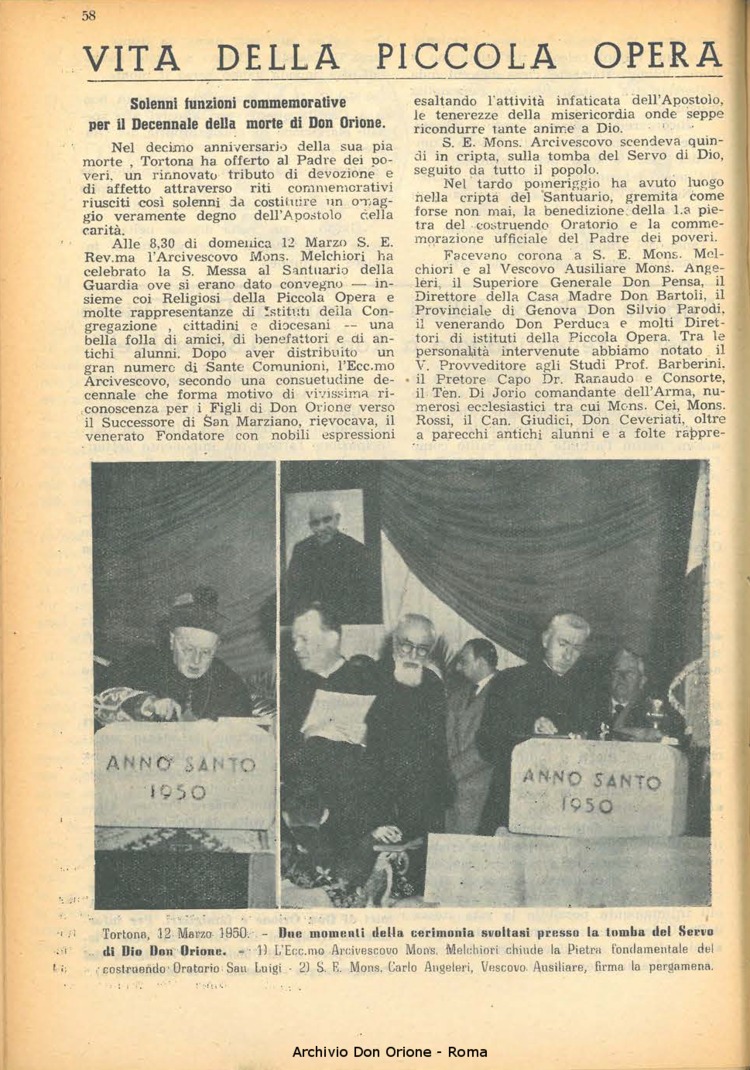 La piccola Opera della Divina Provvidenza, 45, 04, 01-04-1950, pagina 10