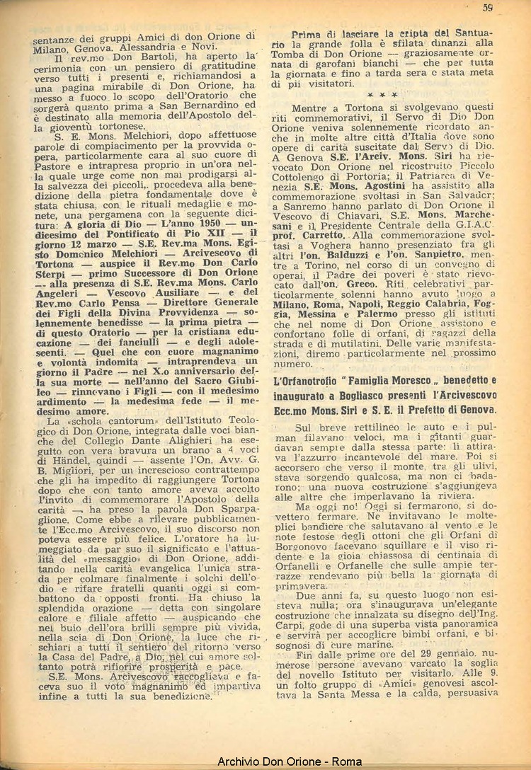 La piccola Opera della Divina Provvidenza, 45, 04, 01-04-1950, pagina 11