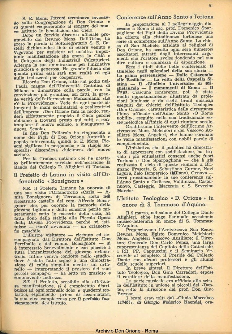 La piccola Opera della Divina Provvidenza, 45, 04, 01-04-1950, pagina 13