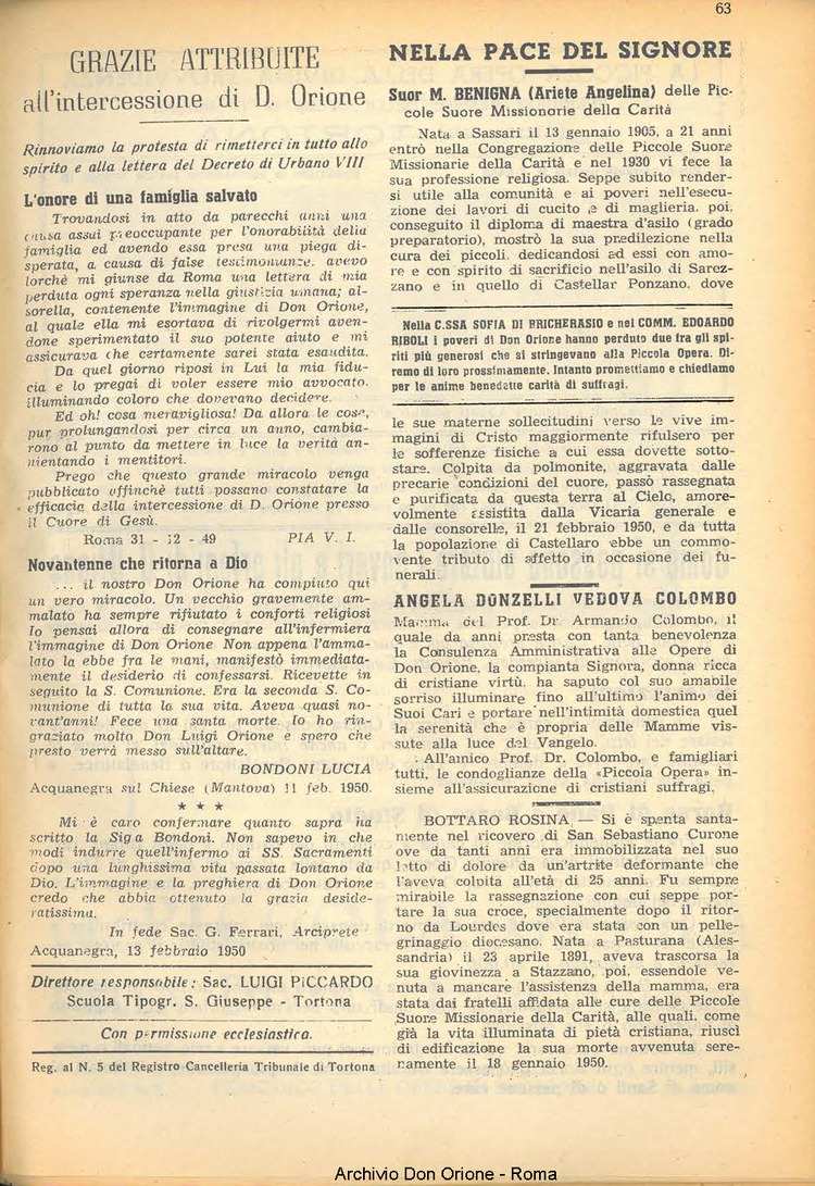La piccola Opera della Divina Provvidenza, 45, 04, 01-04-1950, pagina 15