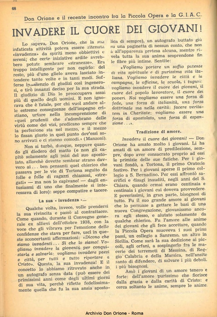 La piccola Opera della Divina Provvidenza, 45, 05, 01-05-1950, pagina 4