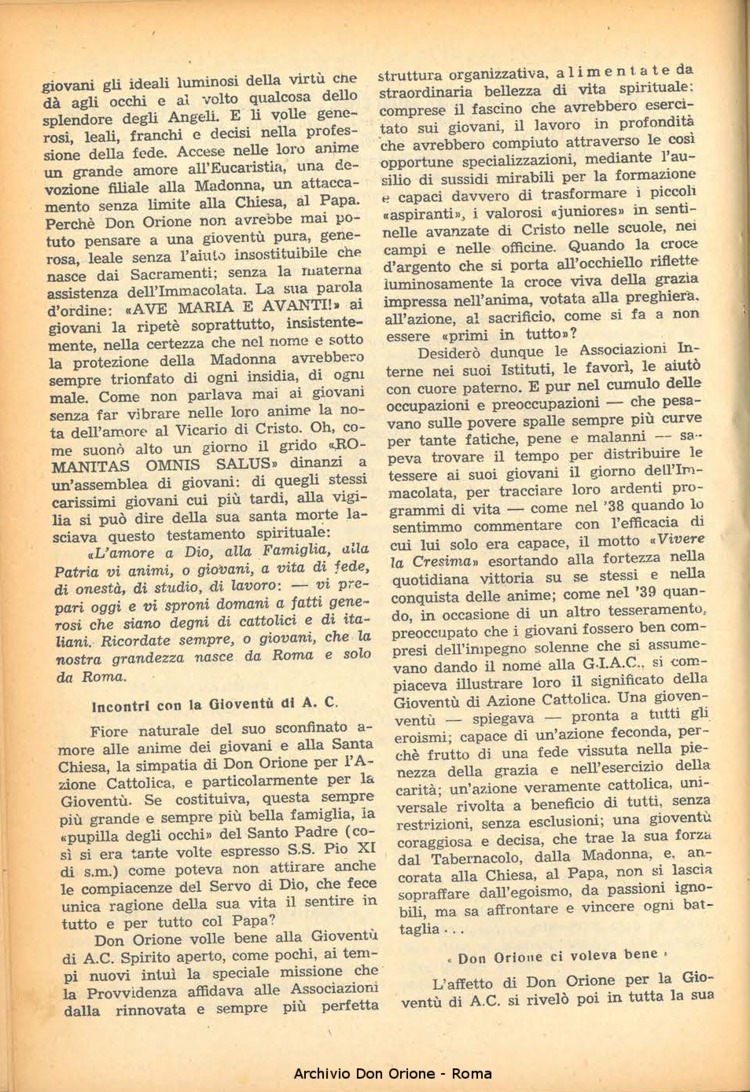 La piccola Opera della Divina Provvidenza, 45, 05, 01-05-1950, pagina 6