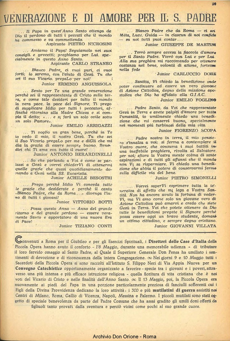 La piccola Opera della Divina Provvidenza, 45, 06, 01-06-1950, pagina 9
