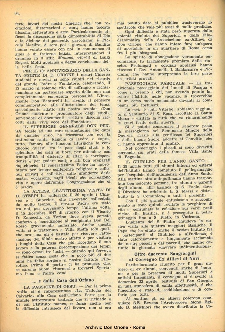 La piccola Opera della Divina Provvidenza, 45, 06, 01-06-1950, pagina 14
