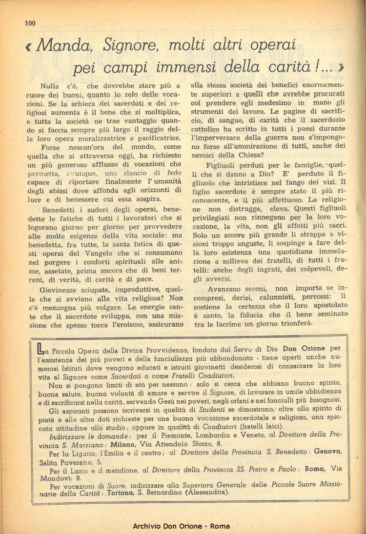 La piccola Opera della Divina Provvidenza, 45, 07, 01-07-1950, pagina 4