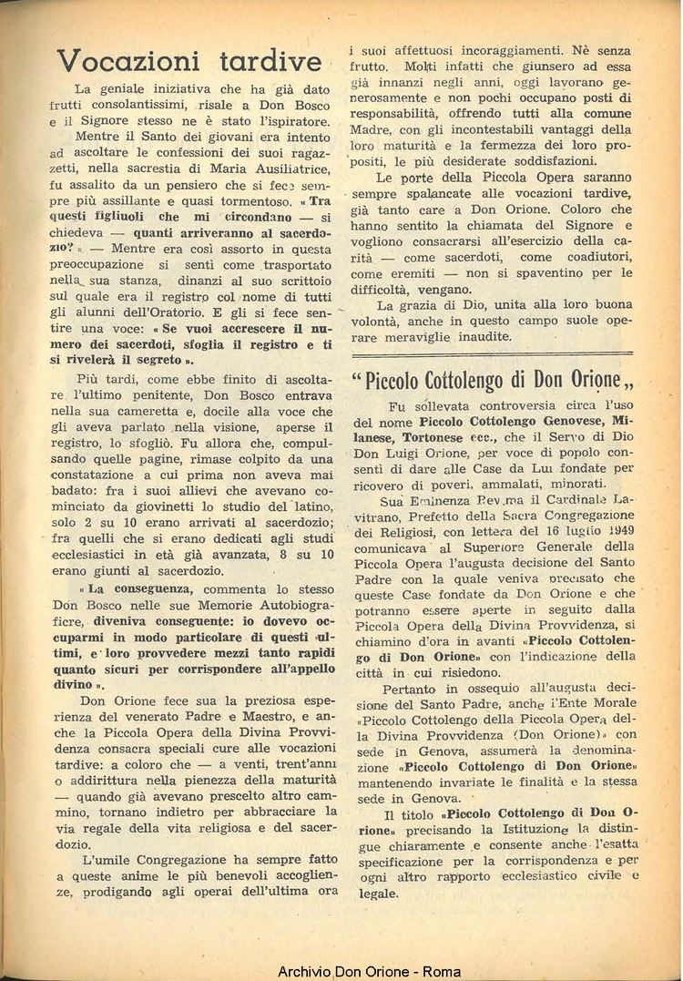 La piccola Opera della Divina Provvidenza, 45, 07, 01-07-1950, pagina 5