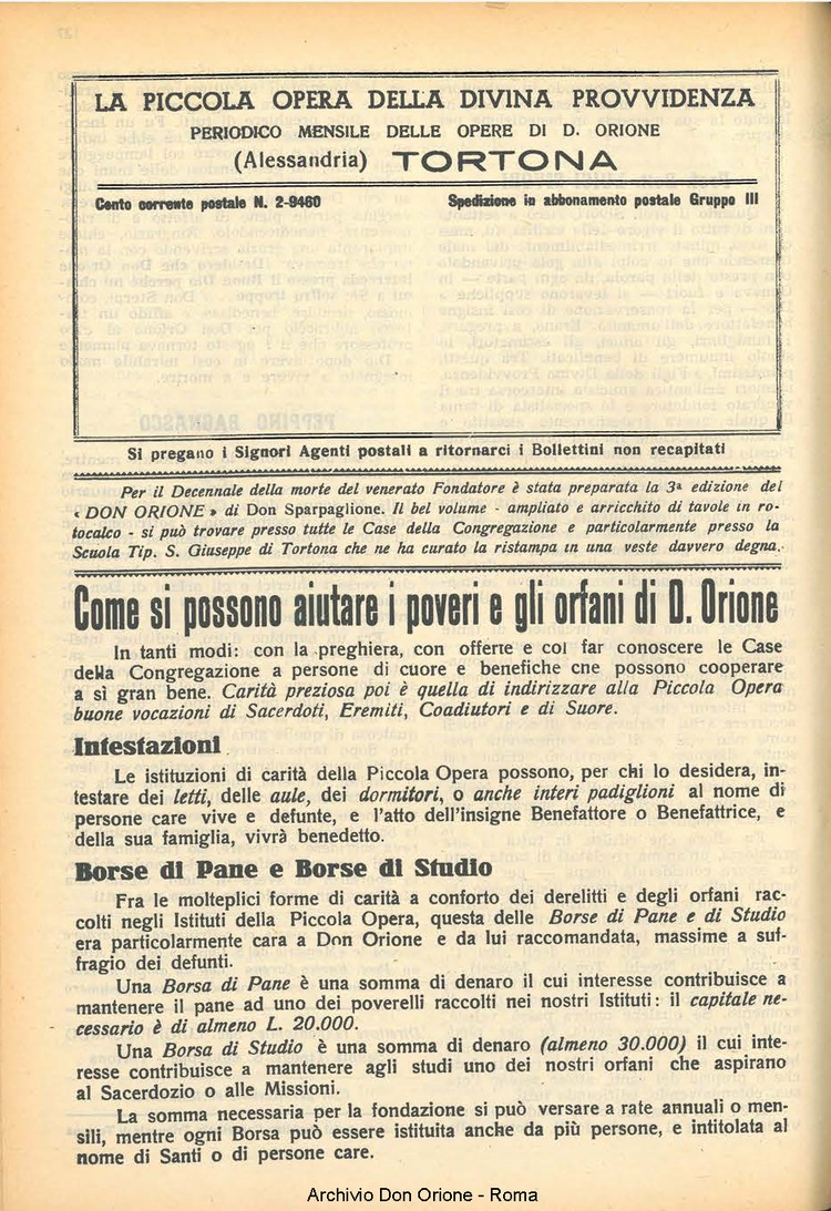 La piccola Opera della Divina Provvidenza, 45, 09, 01-09-1950, pagina 16