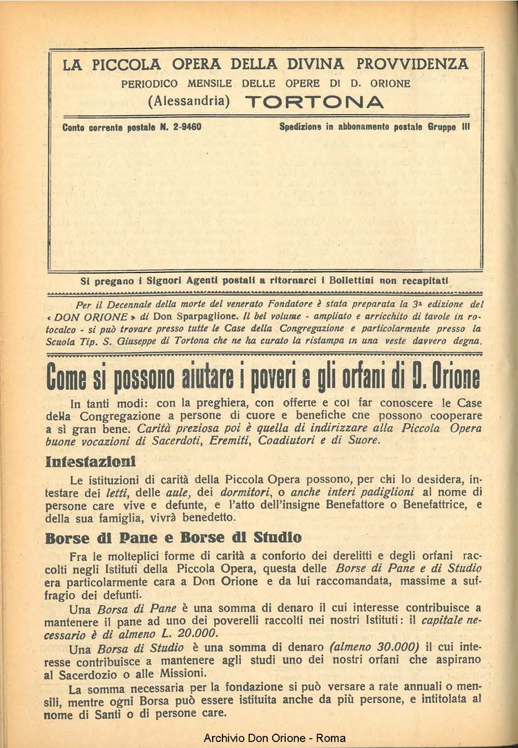 La piccola Opera della Divina Provvidenza, 45, 10, 01-10-1950, pagina 16