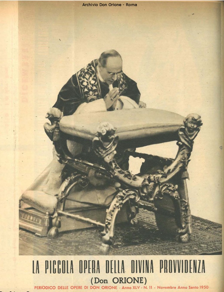 La piccola Opera della Divina Provvidenza, 45, 11, 01-11-1950 calendario, pagina 1