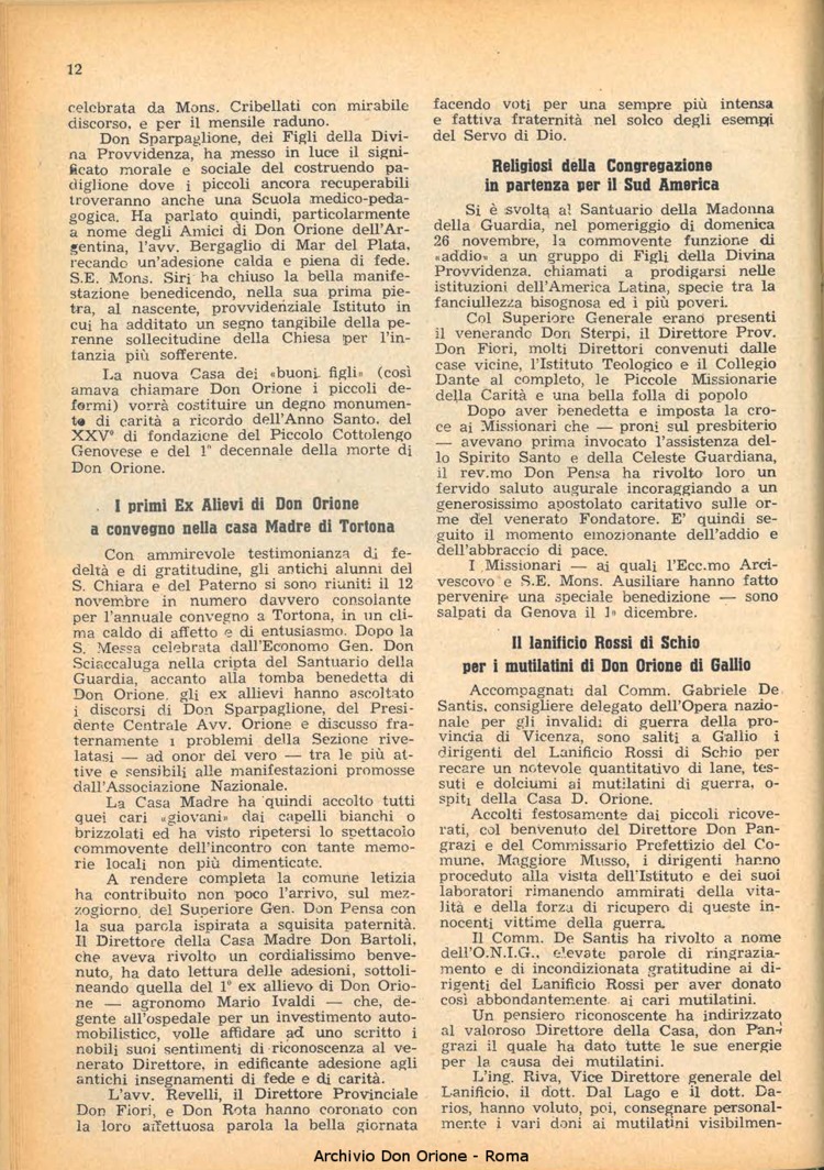 La piccola Opera della Divina Provvidenza, 46, 01, 01-01-1951, pagina 14