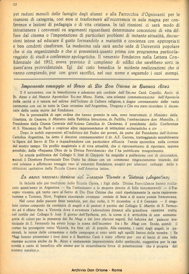 La piccola Opera della Divina Provvidenza, 46, 02, 01-02-1951, pagina 6