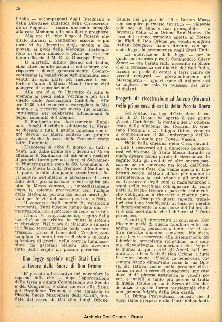 La piccola Opera della Divina Provvidenza, 46, 02, 01-02-1951, pagina 10