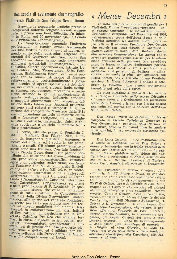 La piccola Opera della Divina Provvidenza, 46, 02, 01-02-1951, pagina 11