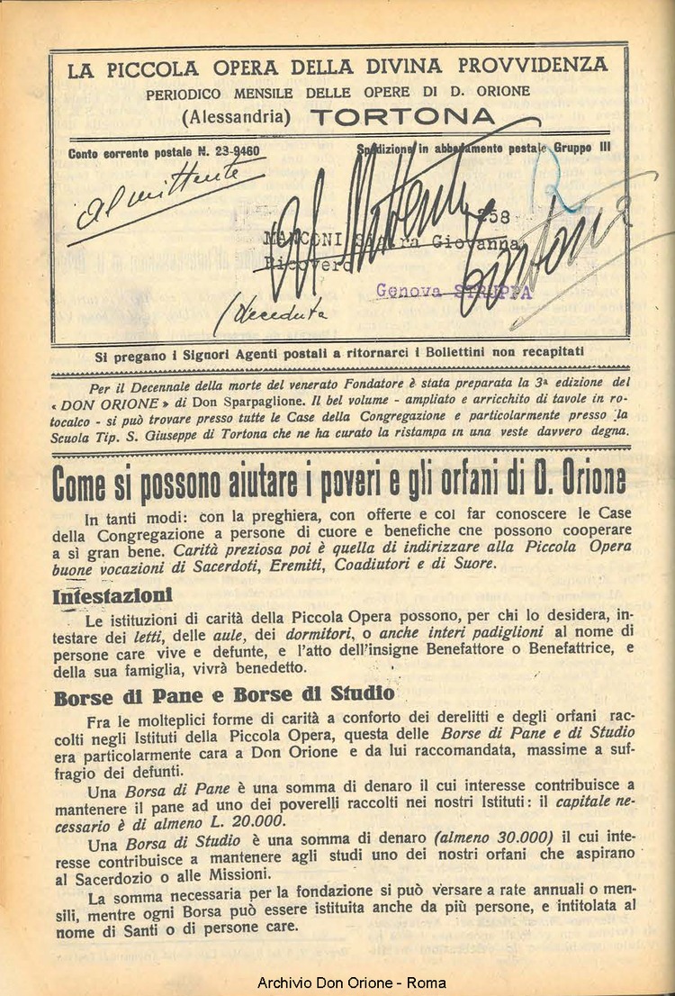 La piccola Opera della Divina Provvidenza, 46, 02, 01-02-1951, pagina 16