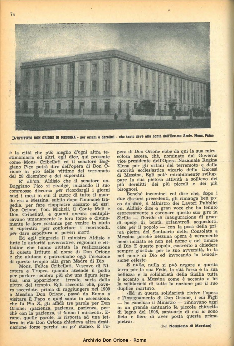 La piccola Opera della Divina Provvidenza, 46, 04, 01-04-1951, pagina 10