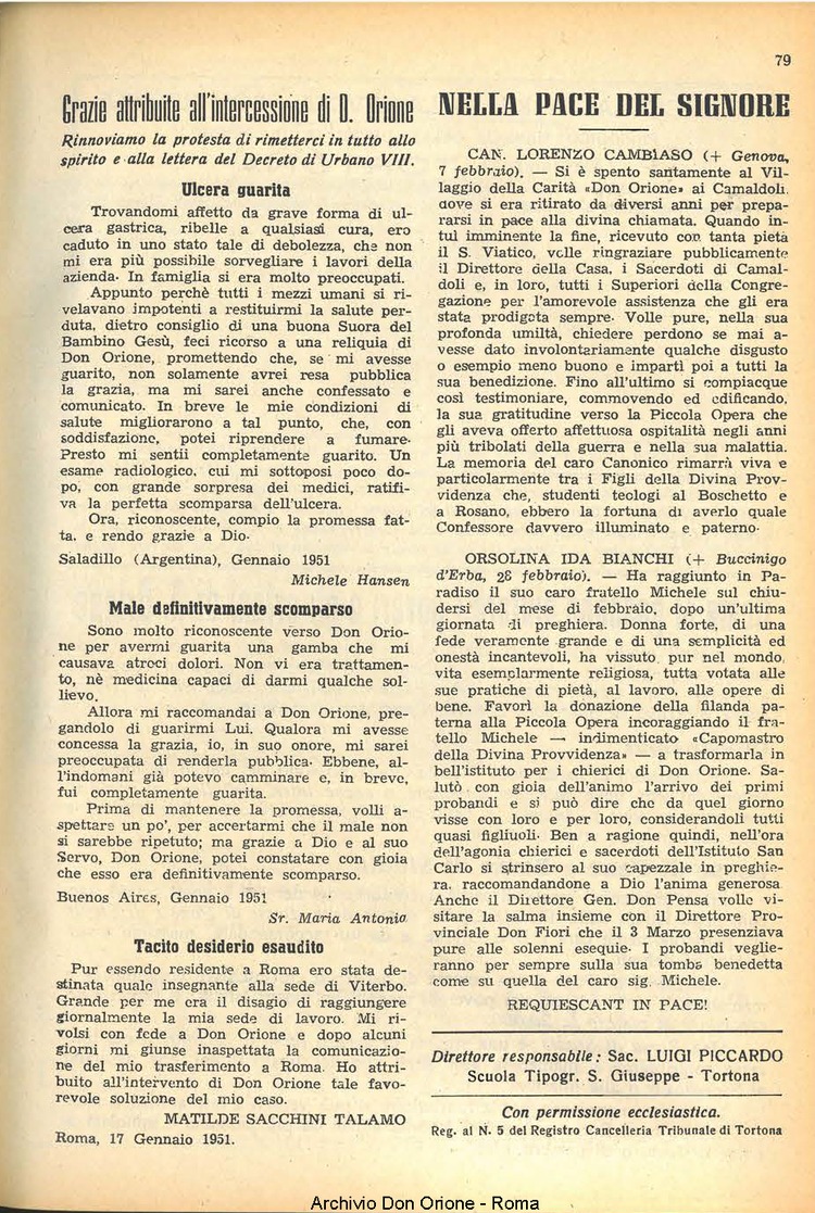 La piccola Opera della Divina Provvidenza, 46, 04, 01-04-1951, pagina 15