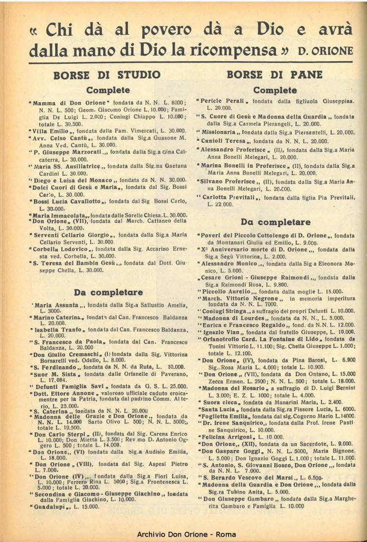La piccola Opera della Divina Provvidenza, 46, 05, 01-05-1951, pagina 2