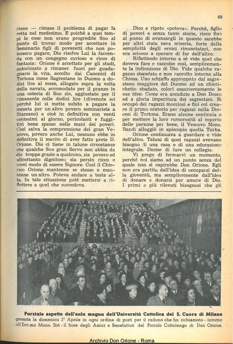La piccola Opera della Divina Provvidenza, 46, 05, 01-05-1951, pagina 5