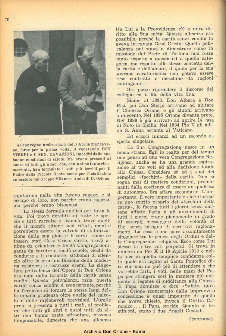 La piccola Opera della Divina Provvidenza, 46, 05, 01-05-1951, pagina 6