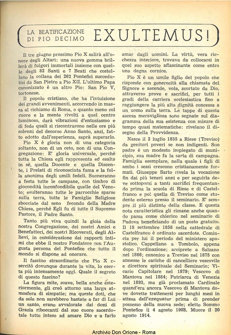 La piccola Opera della Divina Provvidenza, 46, 06, 01-06-1951, pagina 11