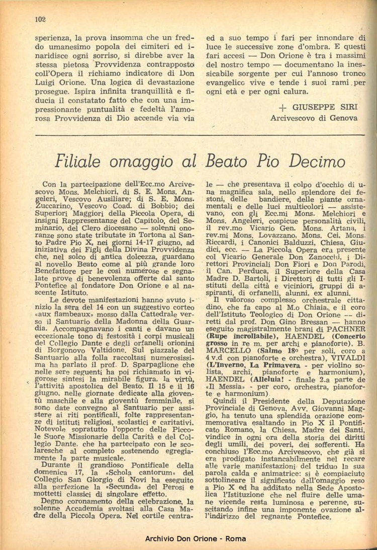 La piccola Opera della Divina Provvidenza, 46, 07, 01-07-1951, pagina 6