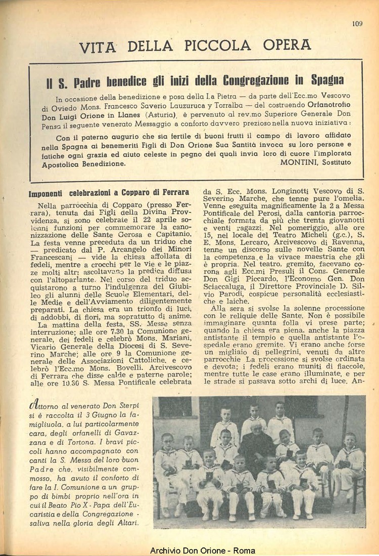 La piccola Opera della Divina Provvidenza, 46, 07, 01-07-1951, pagina 13