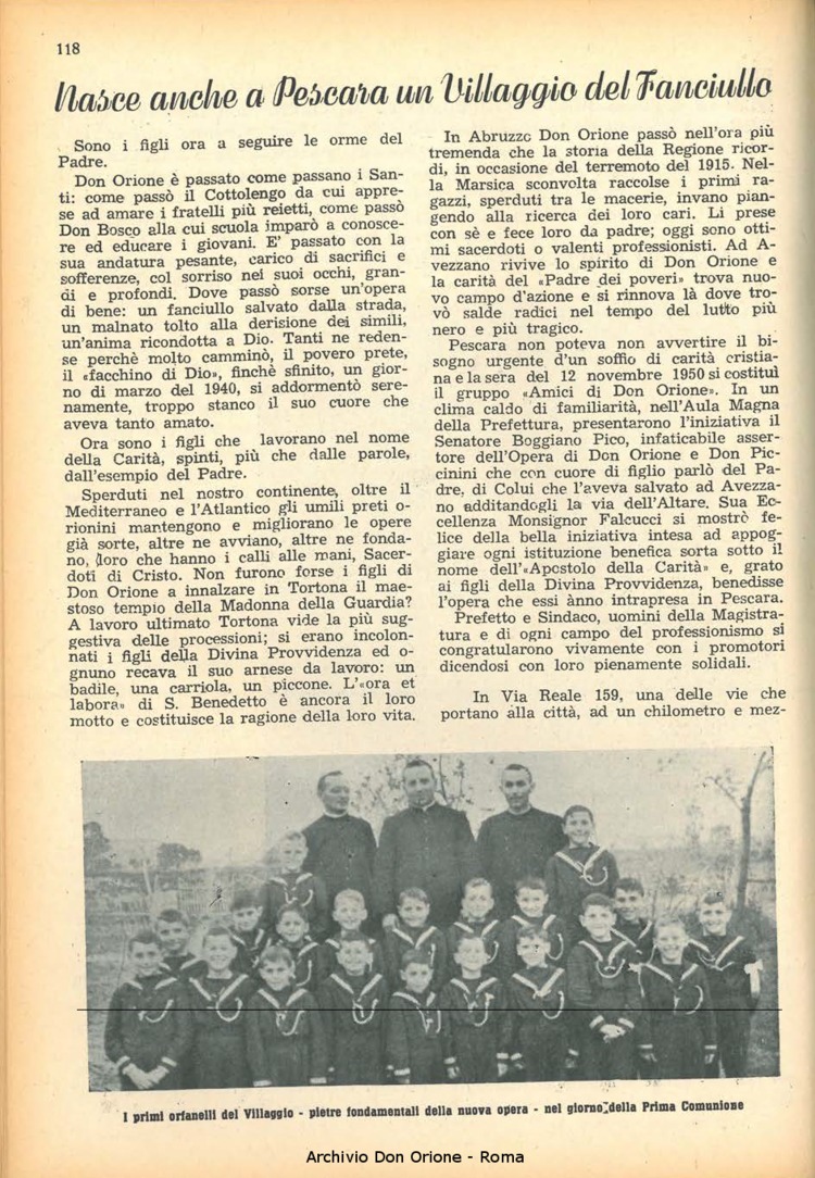 La piccola Opera della Divina Provvidenza, 46, 08, 01-08-1951, pagina 6