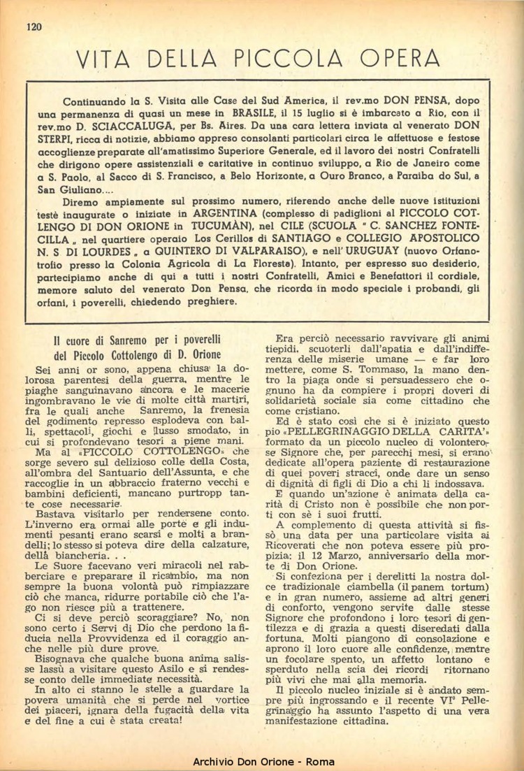 La piccola Opera della Divina Provvidenza, 46, 08, 01-08-1951, pagina 8