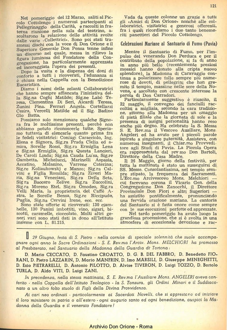 La piccola Opera della Divina Provvidenza, 46, 08, 01-08-1951, pagina 9