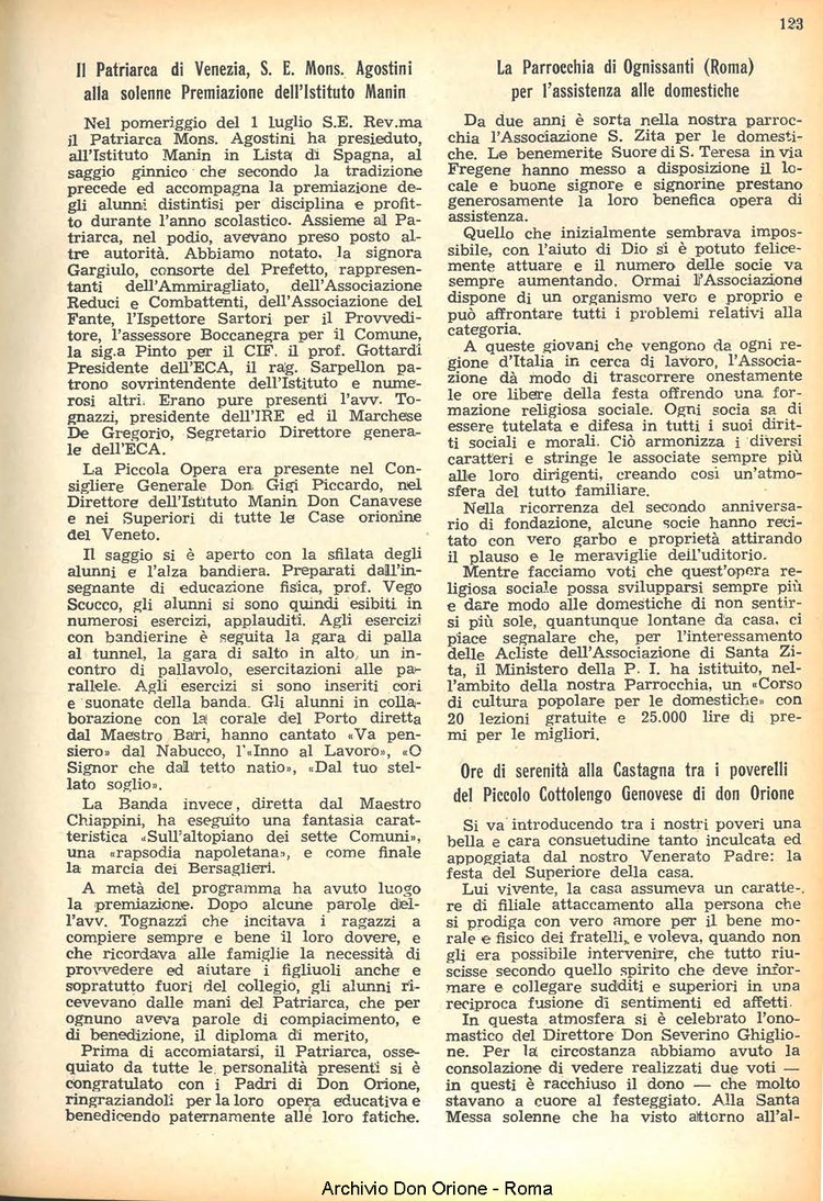 La piccola Opera della Divina Provvidenza, 46, 08, 01-08-1951, pagina 11