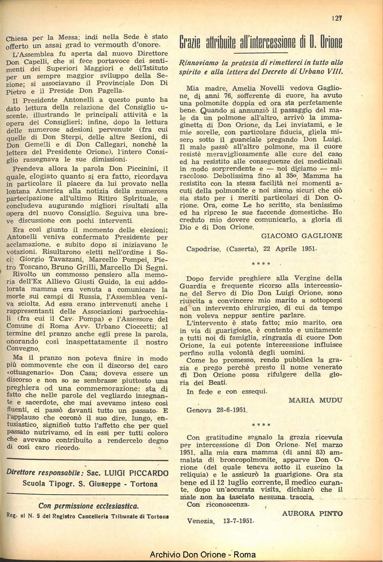 La piccola Opera della Divina Provvidenza, 46, 08, 01-08-1951, pagina 15