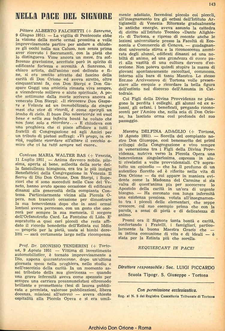 La piccola Opera della Divina Provvidenza, 46, 09, 01-09-1951, pagina 15