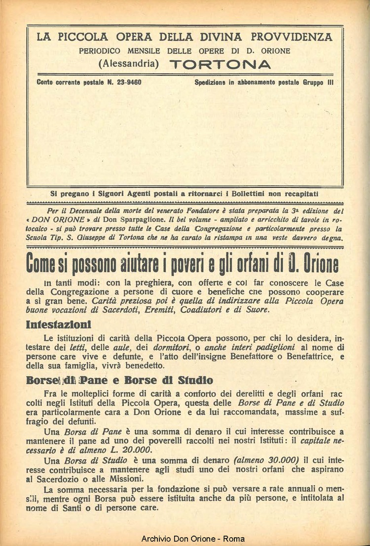 La piccola Opera della Divina Provvidenza, 46, 10, 01-10-1951, pagina 16