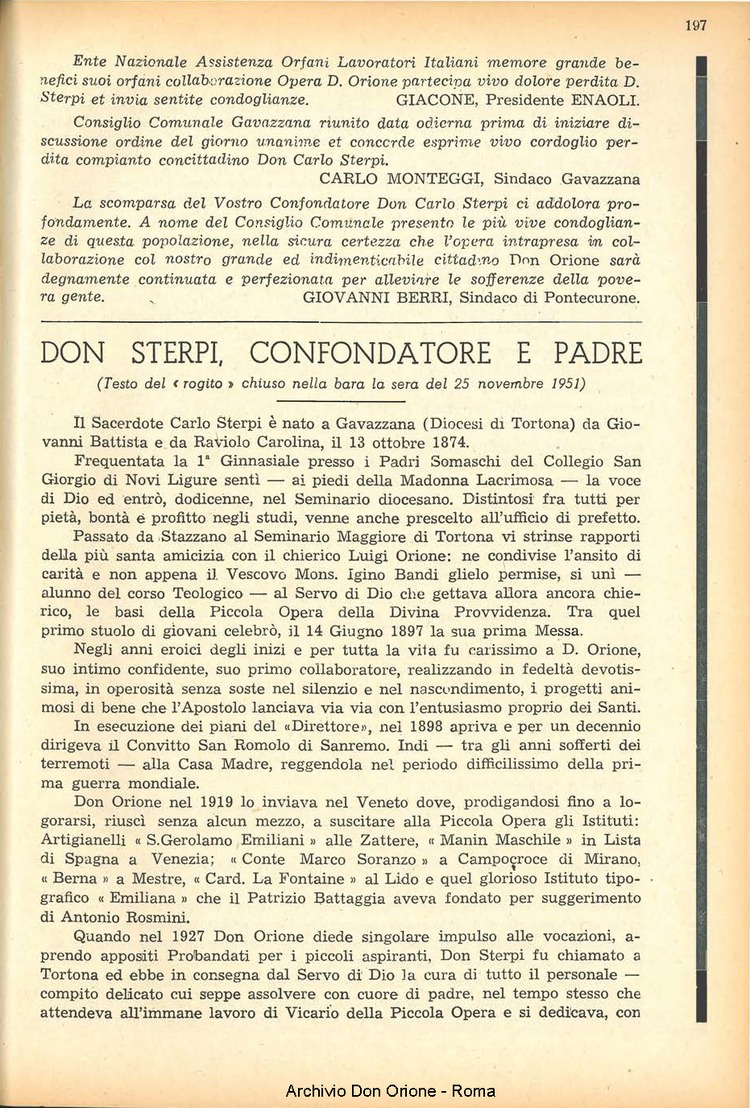 La piccola Opera della Divina Provvidenza, 46, 12, 01-12-1951, pagina 21