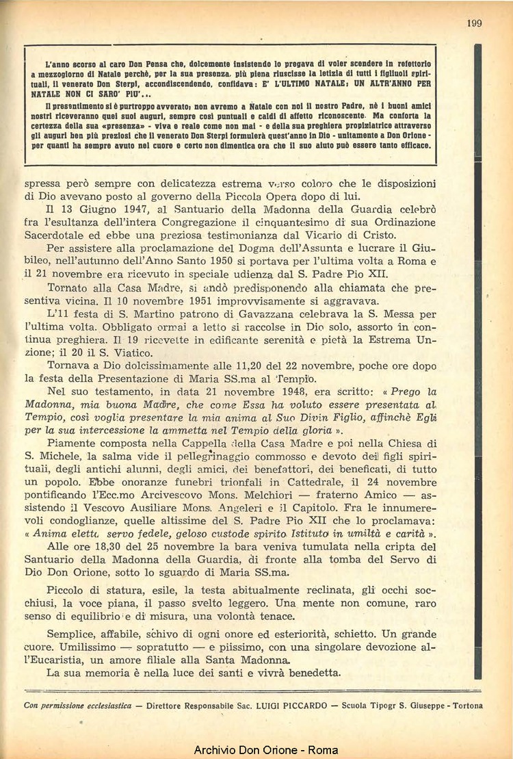 La piccola Opera della Divina Provvidenza, 46, 12, 01-12-1951, pagina 23