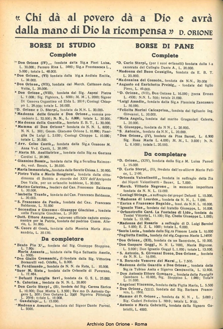 La piccola Opera della Divina Provvidenza, 47, 01_02, 01-02-1952, pagina 2