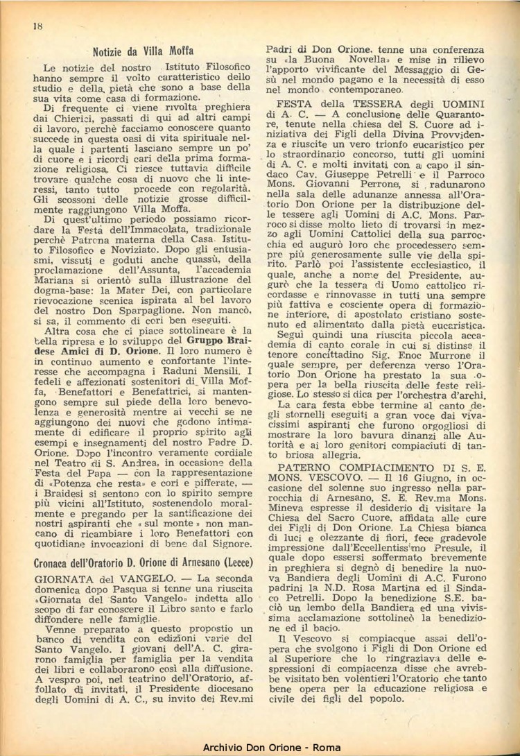 La piccola Opera della Divina Provvidenza, 47, 01_02, 01-02-1952, pagina 18