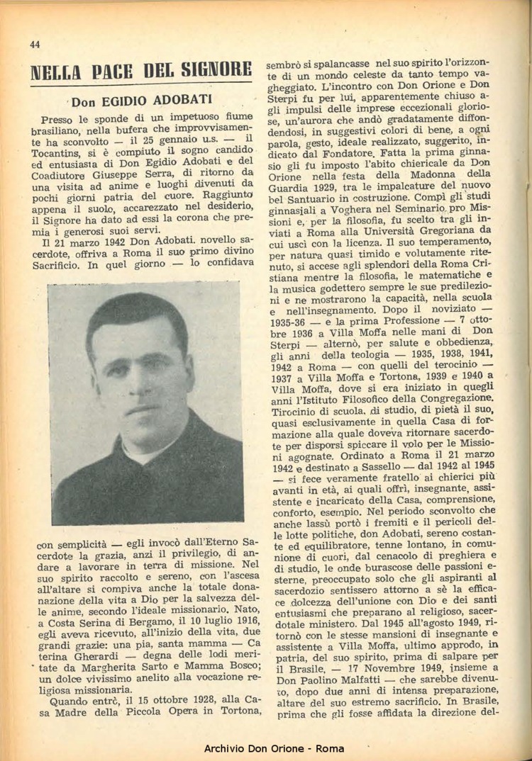 La piccola Opera della Divina Provvidenza, 47, 03_04, 01-04-1952, pagina 18